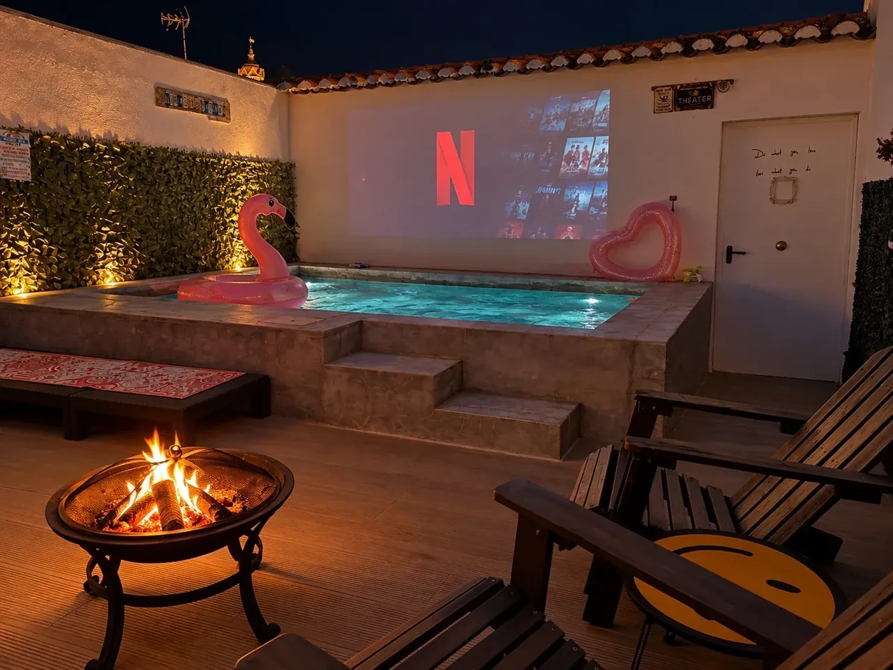 Movie night and stargazing at Alentejo Zen BnB